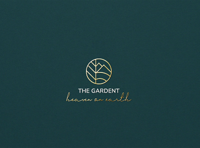 The Gardent/ Branding design earth gardent graphic design heaven logo organic