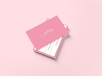 Personal Brand- Lana animation branding cards design illustration logo typography vector