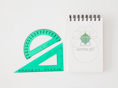 AOVUA JSC- Logo Sketch app branding cards design designer icon illustration logo ui vector web website