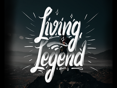 Living Legend. Hand Lettering brand brand design brand designer brand identity branding branding design design elegant handlettering lettering logo logo idea logo ins logo inspiration logo inspirations logotype simple typography