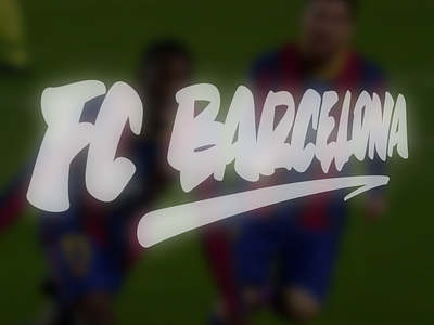 FC Barcelona. Random Lettering adobe ilustrator brand and identity brand design brand identity branding branding design coreldraw design elegant illustration lettering lettering art lettering challenge lettering logo logo logo inspirations logodesign logoidea logotype typography