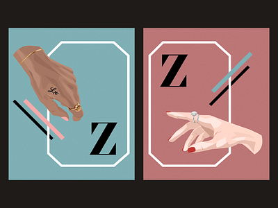Zephyr Grey illustrations branding design fashion illustration jewellery sketch sketch app vector