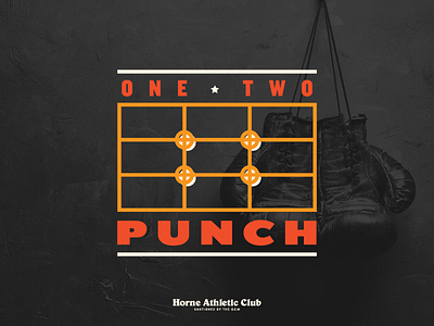 Rule of Thirds — One Two Punch boxing brand logo rule type typography wordmark