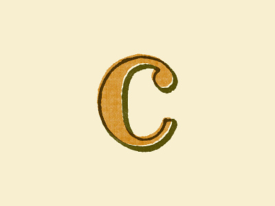 36 Days of Type — C 36days 36daysoftype branding design halftone logo texture type typography