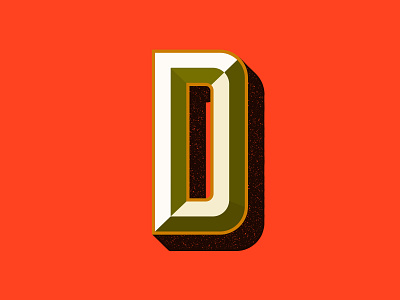 36 Days of Type — D 36days 36daysoftype branding design halftone logo sign type texture type typography