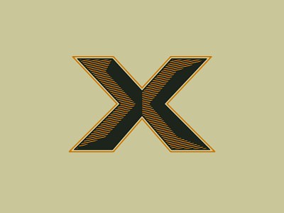 36 Days of Type — X 36days 36daysoftype branding design letter lines type typography vector x