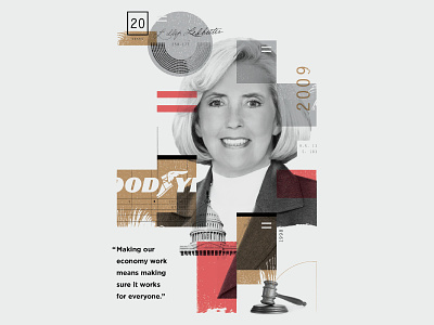 Lilly Ledbetter⁣⁣ collage illustration law overlay texture