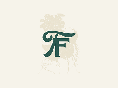Forbidden Fruit — Branding branding farm farmer logo monogram peach type typography utah