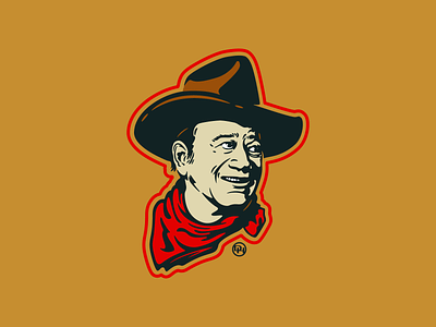 The Duke Himself cowboy cowboy hat duke illustration john wayne western