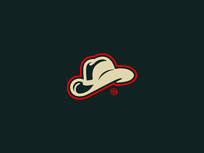White Cowboy Hat calgary cowboy cowboy hat lockup logo monogram red stetson western white