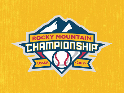USSSA - 2017 Rocky Mountain Championship baseball home run logo mountain sports tournament