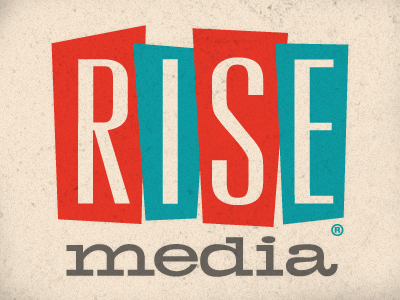 Rise Media - Logo Concept concept logo media project student wip