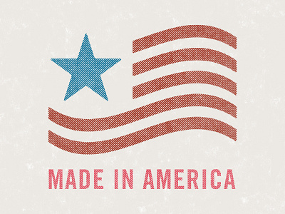 Made In America america flag halftone made in america merica star stripes