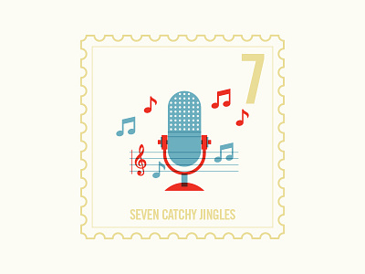 Day 7 — Christmas Card card christmas holiday mic microphone music music note radio