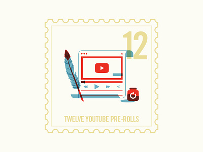 Day 12 — Christmas Card card christmas feather holiday ink quill scroll youtube