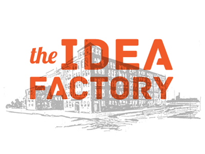 Idea Factory - Logotype archive factory idea logo overprint rebrand