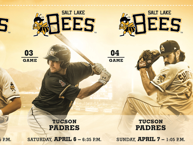 Salt Lake Bees Season Tickets by Peterson Timothy on Dribbble