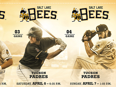 Salt Lake Bees - Season Tickets baseball bees salt lake tickets yellow