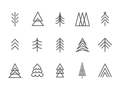 Logo Study logos trees