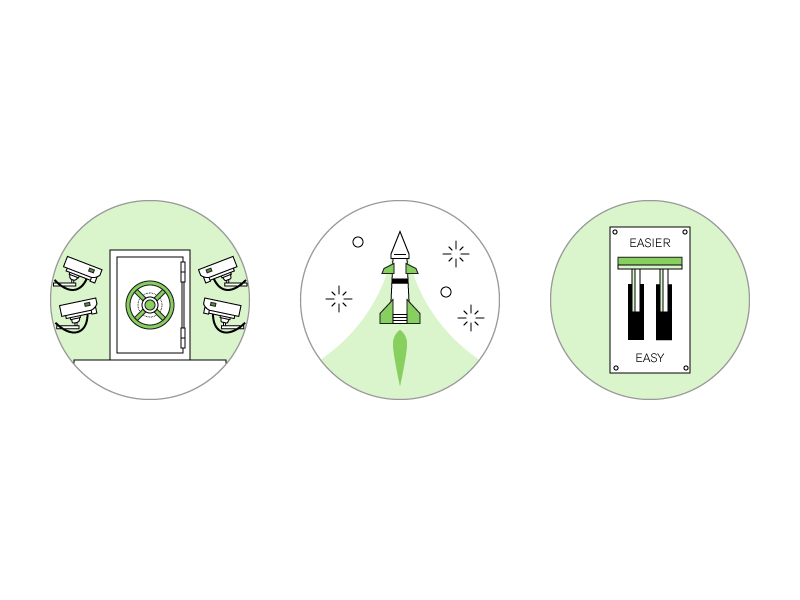 New Graphic Styles encryption easy speed security graphics vector