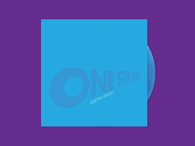 One Step Ahead album art aretha franklin blue purple vinyl