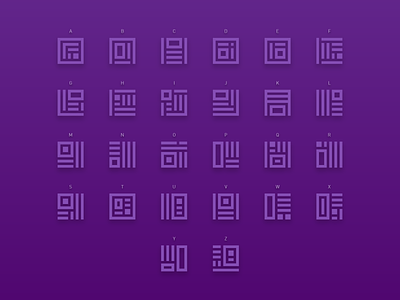 Alphabet alphabet code typography