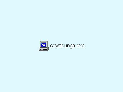 cowabunga.exe exe pixel art windows