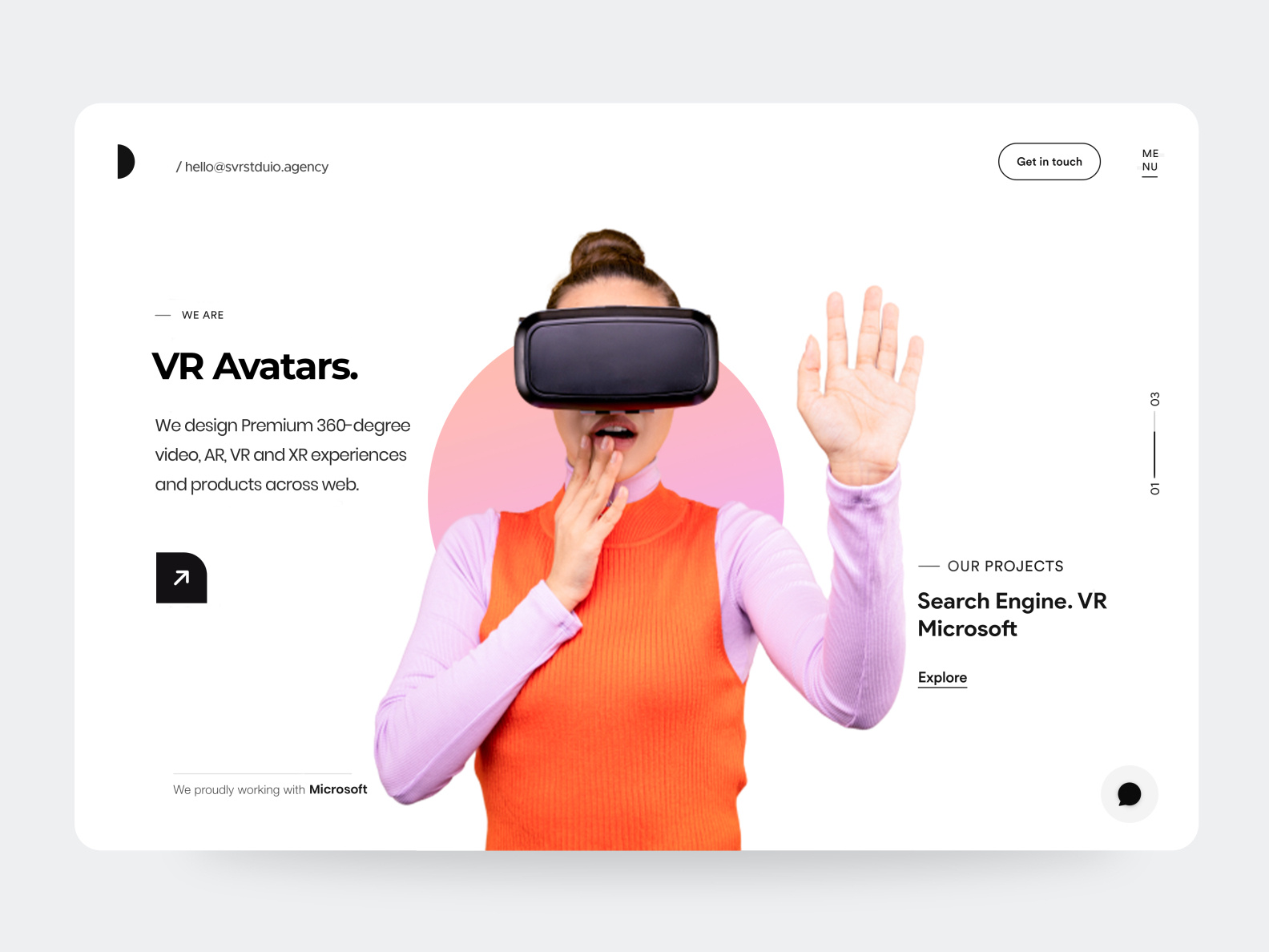 Landing Page Design VR by Sardar Irfan Khan on Dribbble