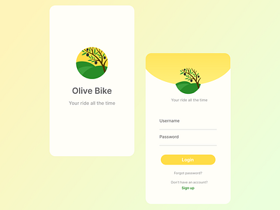 Sign In app dailyui 001 signing ui uidesign uipractice