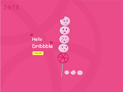 Hello Dribbble！ design icon illustration logo ui