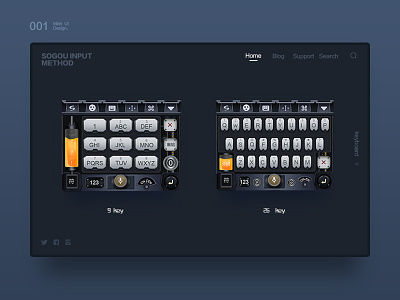 Concept keyboard ui 向量 图标 设计