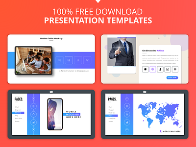 100% Free Download Presentation Templates!
