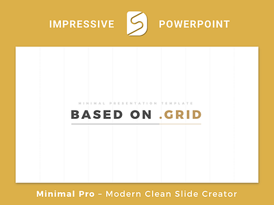 Minimal Pro - Presentation Template Slide Builder