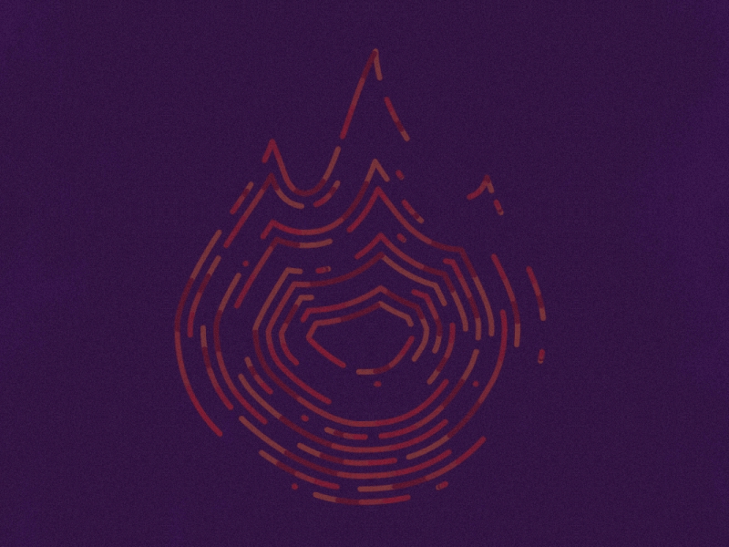 Scorched 2d animation fire gif motion design motion graphics scorched