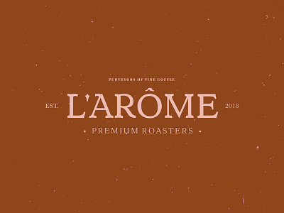 L'Arôme Café Branding Experiment branding design graphic design logo typography