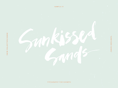 Sunkissed Sands Calligraphy
