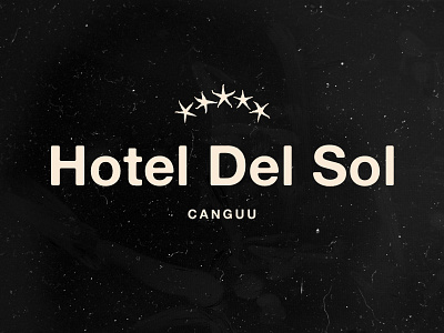 Concept Logo for Hotel del Sol branding calligraphy design digital graphic design graphic art icon illustration logo typography