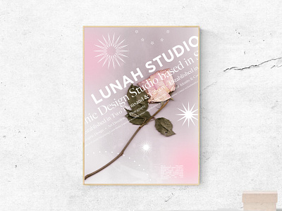 Lunah Studio Poster Design branding calligraphy design digital graphic design graphic art icon identity illustration illustrator lettering logo minimal poster type typography vector