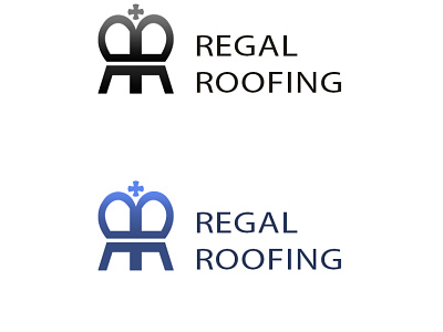 Regal Roofing Logo branding design freelance designer graphic design logo logo design vector