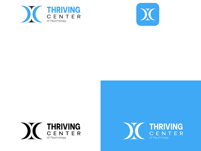 Thriving Center Logo branding logo logo design vector
