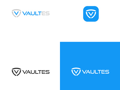 VAULTES Logo branding logo logo design vector