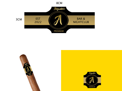 Alejandro's Cigars branding design freelance designer josephmanning logo logo design vector