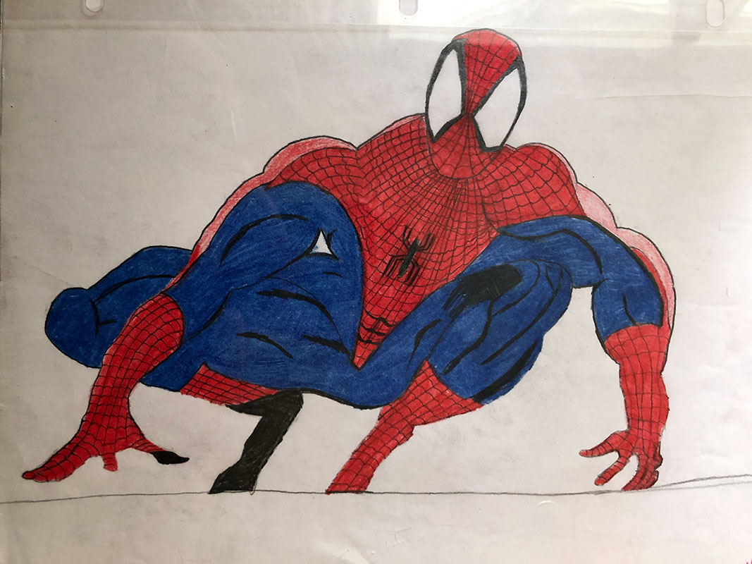 spiderman Drawing by Ca Lister  Saatchi Art