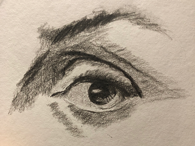 Eye charcoal charcoaldrawing drawing eyes freelance illustrator illustrating illustration josephmanning sketching