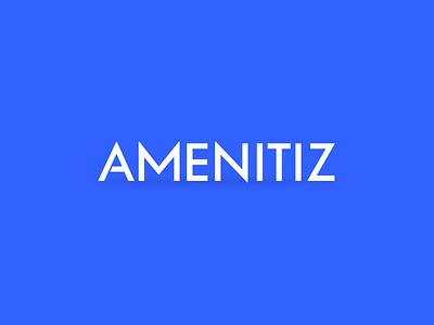 Amenitiz logo branding logo saas app typography