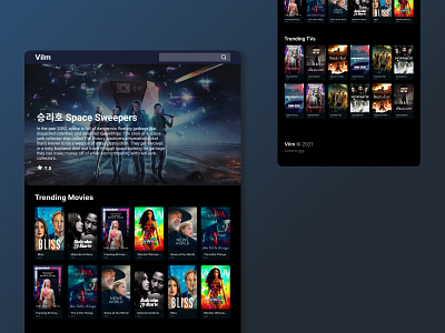 vilm cinema movie ui ui design uidesign webdesign website