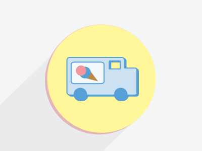 Ice Cream Truck Icon