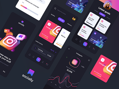 Socially - Social Media App UX/UI Design - Summary by Łukasz Ratajczyk ...