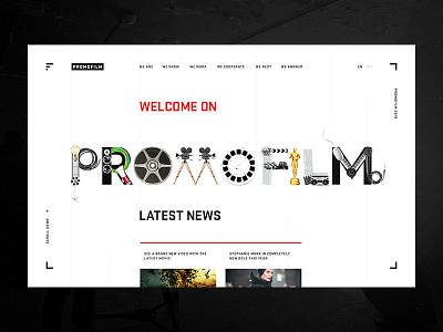 Promofilm fullscreen movie web website