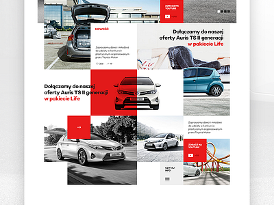 Toyota Homepage #2 car cars design toyota web webdesign